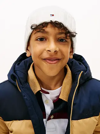 TOMMY HILFIGER | Kinder Mütze - Haube | weiss